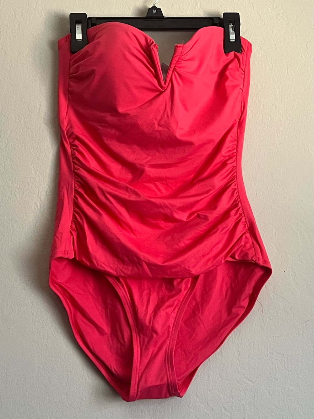 Tommy Bahama Bright Coral Pink One-Piece Swimsuit